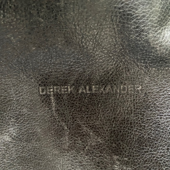 Derek Alexander distressed leather hobo bag - Picture 3 of 9